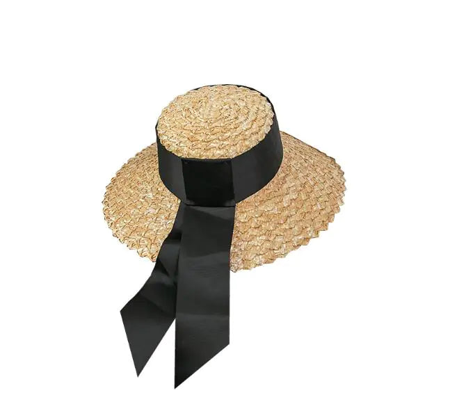 Braided Coarse Straw Angular Fashion Sun Hat