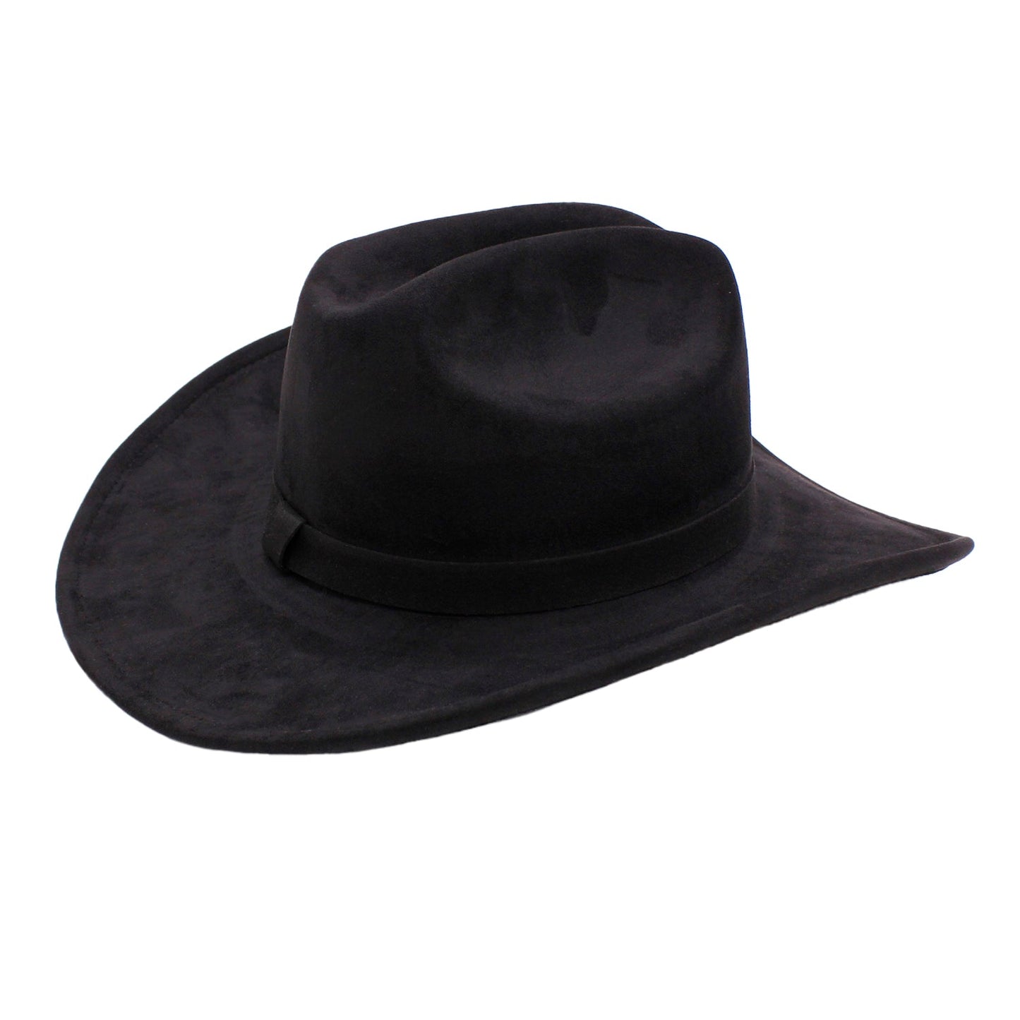 Classic Wide Brim Suede Cowboy Hat