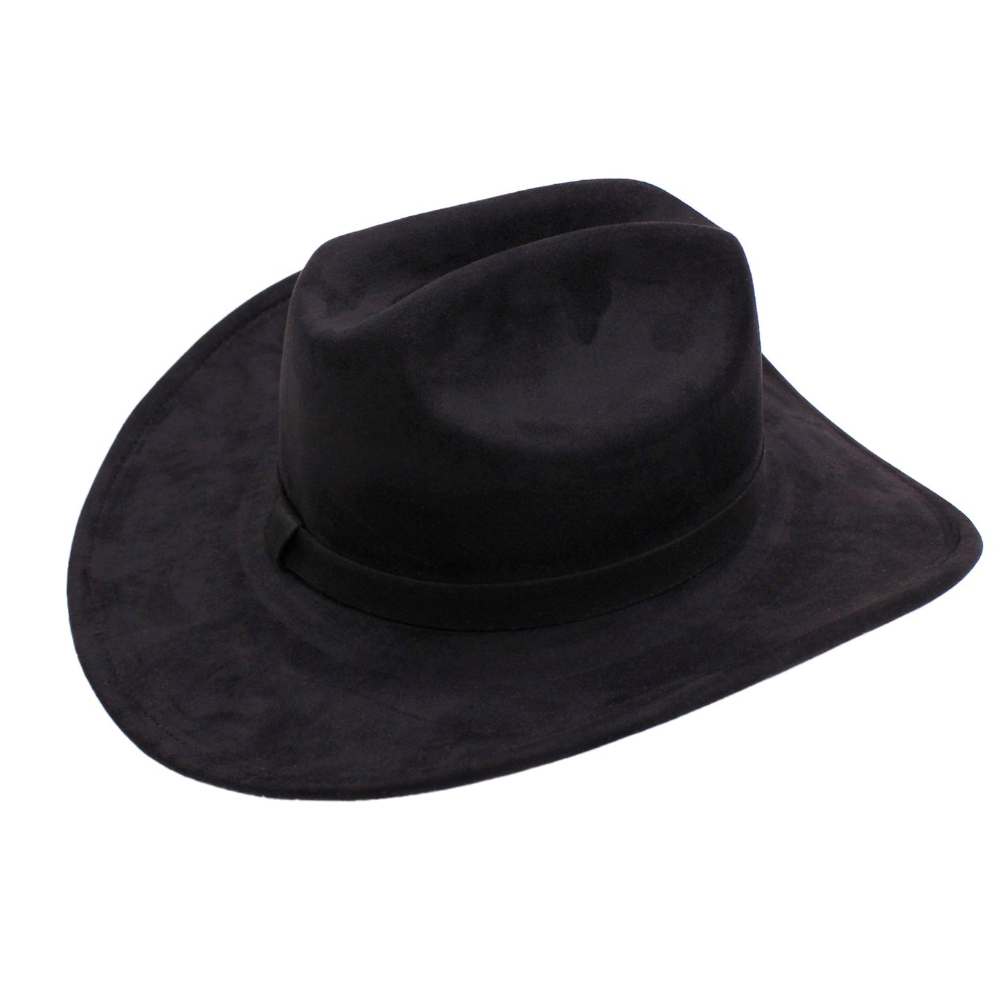 Classic Wide Brim Suede Cowboy Hat
