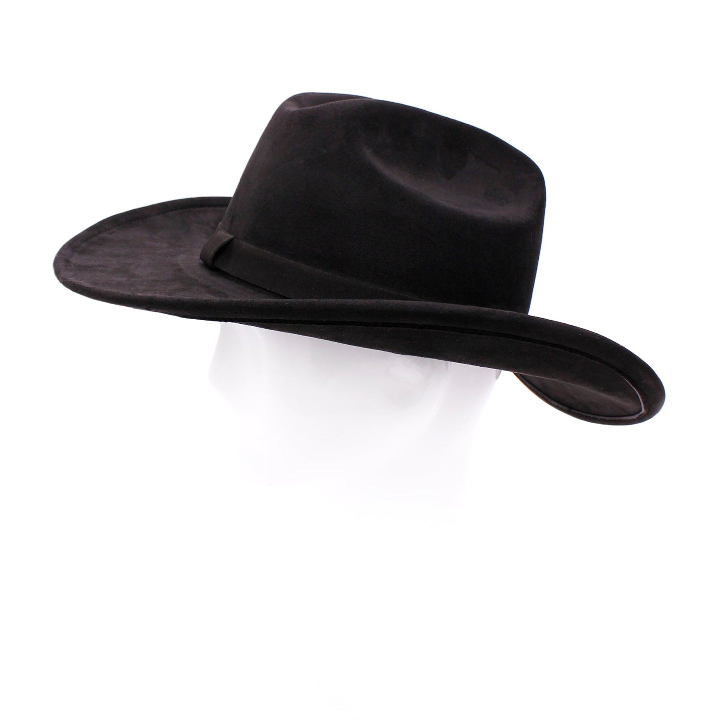 Classic Wide Brim Suede Cowboy Hat