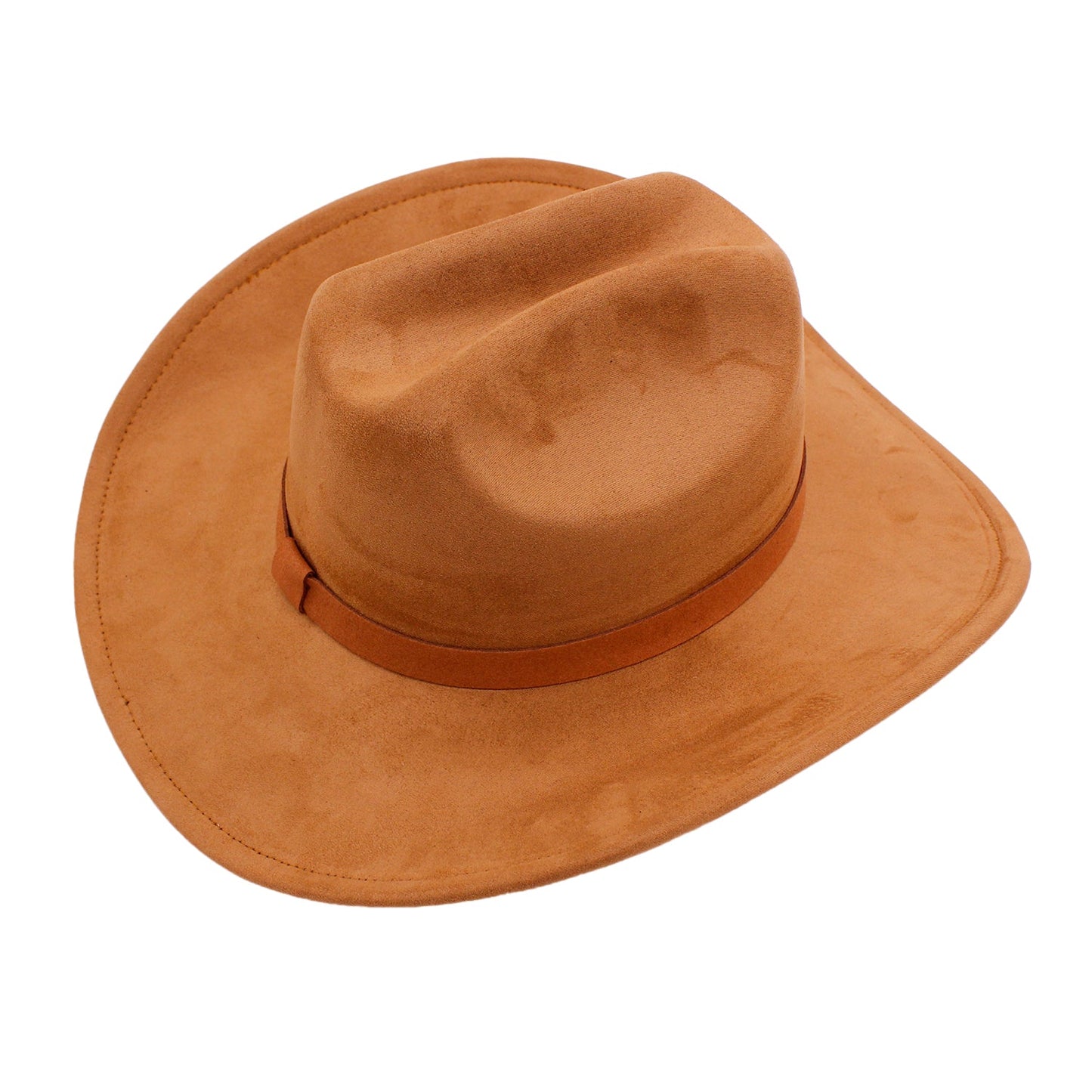 Classic Wide Brim Suede Cowboy Hat
