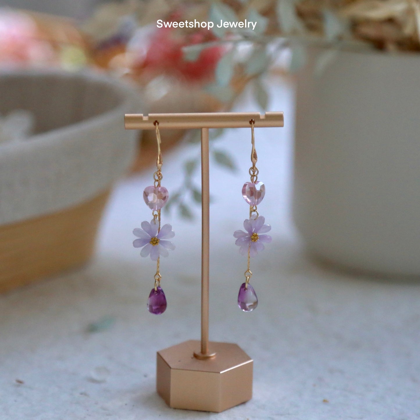 Daisy Crystal Earrings