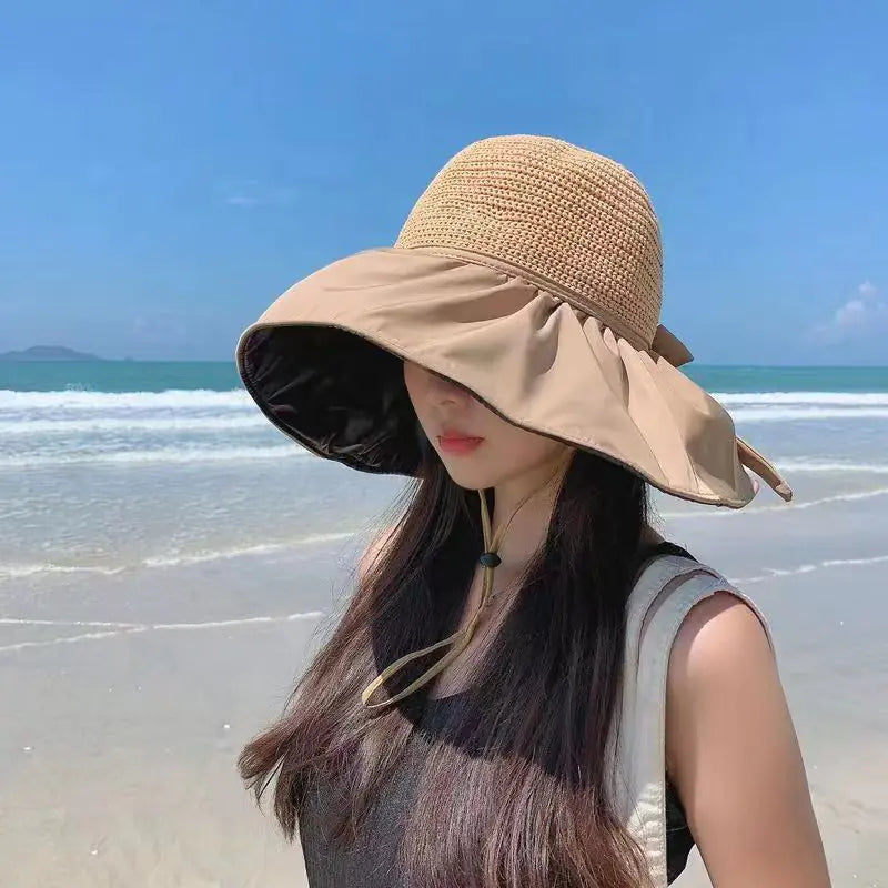 Folding Sun Hat with UV Protection for Women