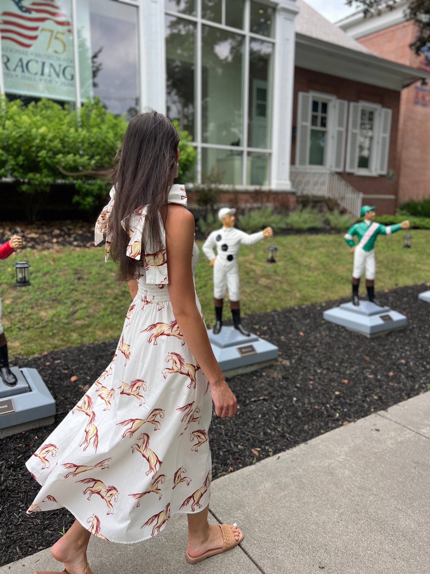 Kathleen Maeve - Emma Bow Maxi Dress | Horses: M