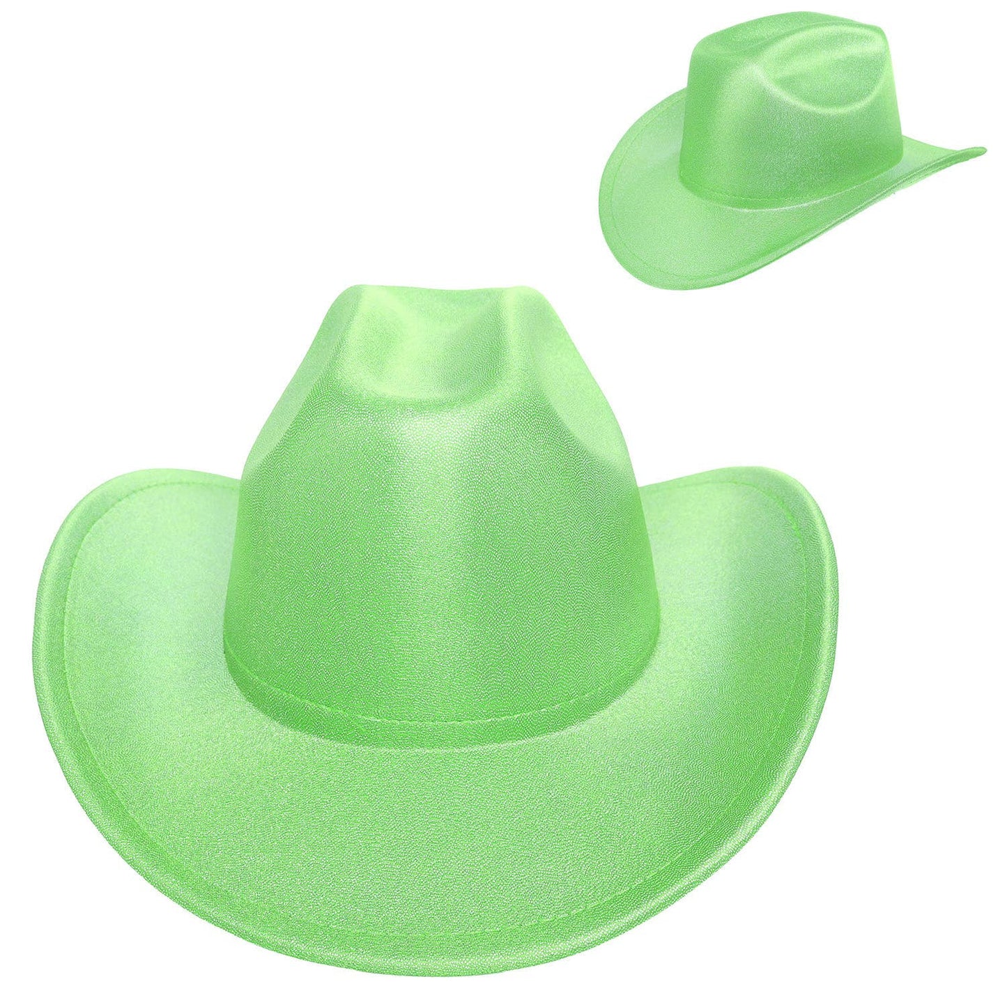 SP Sophia Collection - Fashion Sequin Glittering Cowboy Hat : Fuchsia