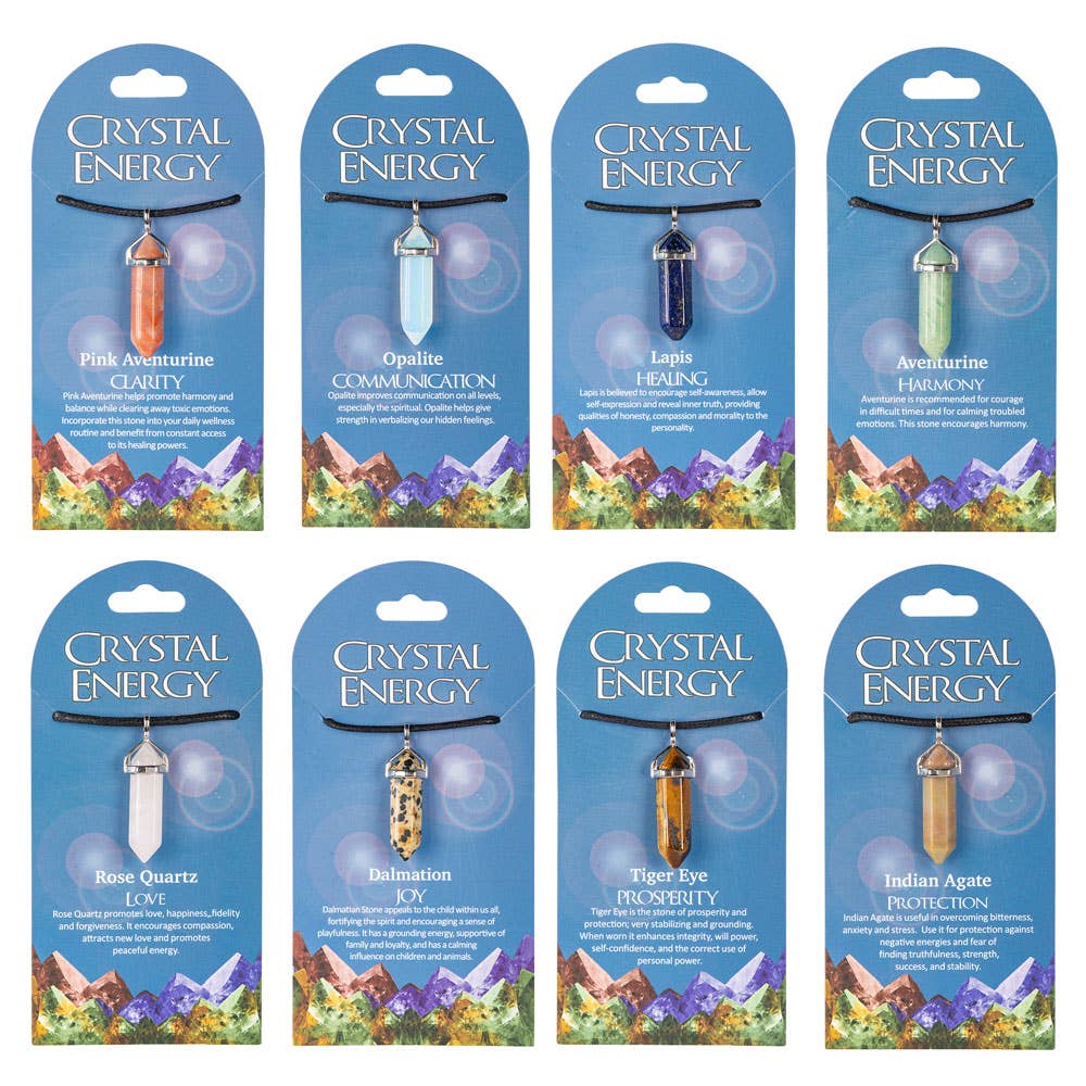 Benjamin International - Crystal Energy Pendants: Abundance (Blue Sandstone)
