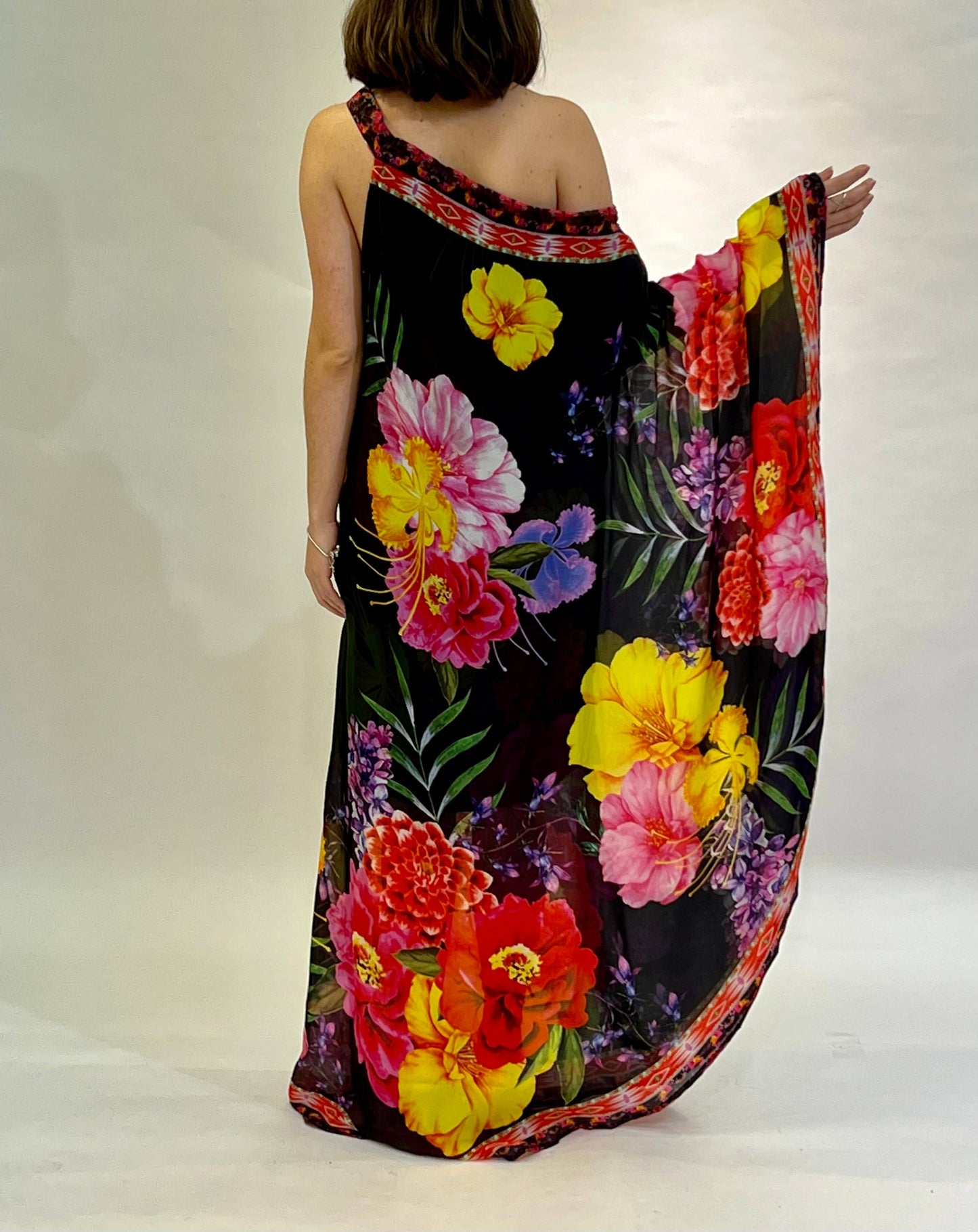 Ranee's - 716 black one shoulder dress