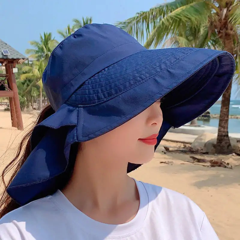 Summer Sun Hat for Women with Neck Protection