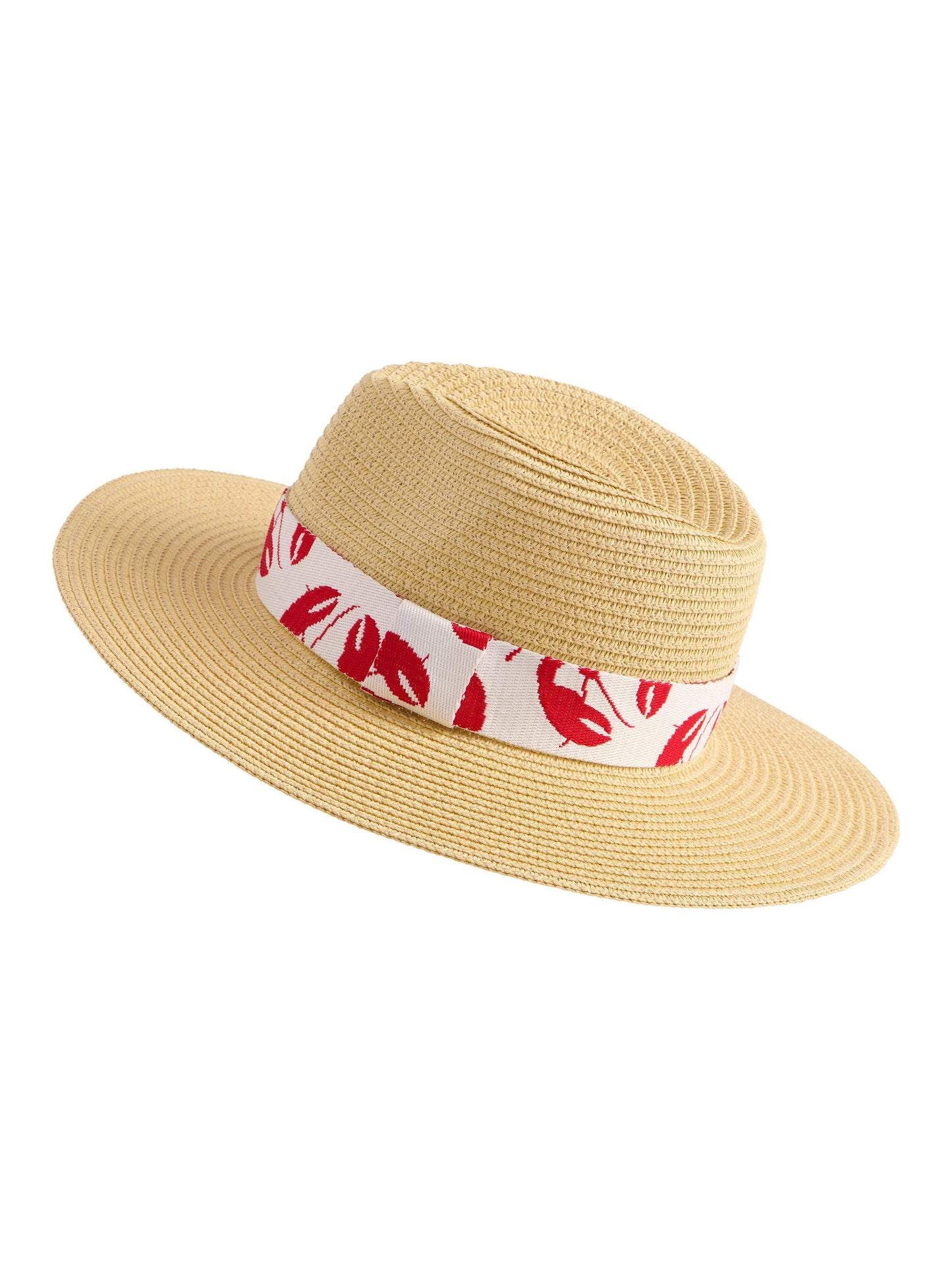 Shiraleah - CLAUDIA TOTE AND HAT SET,RED