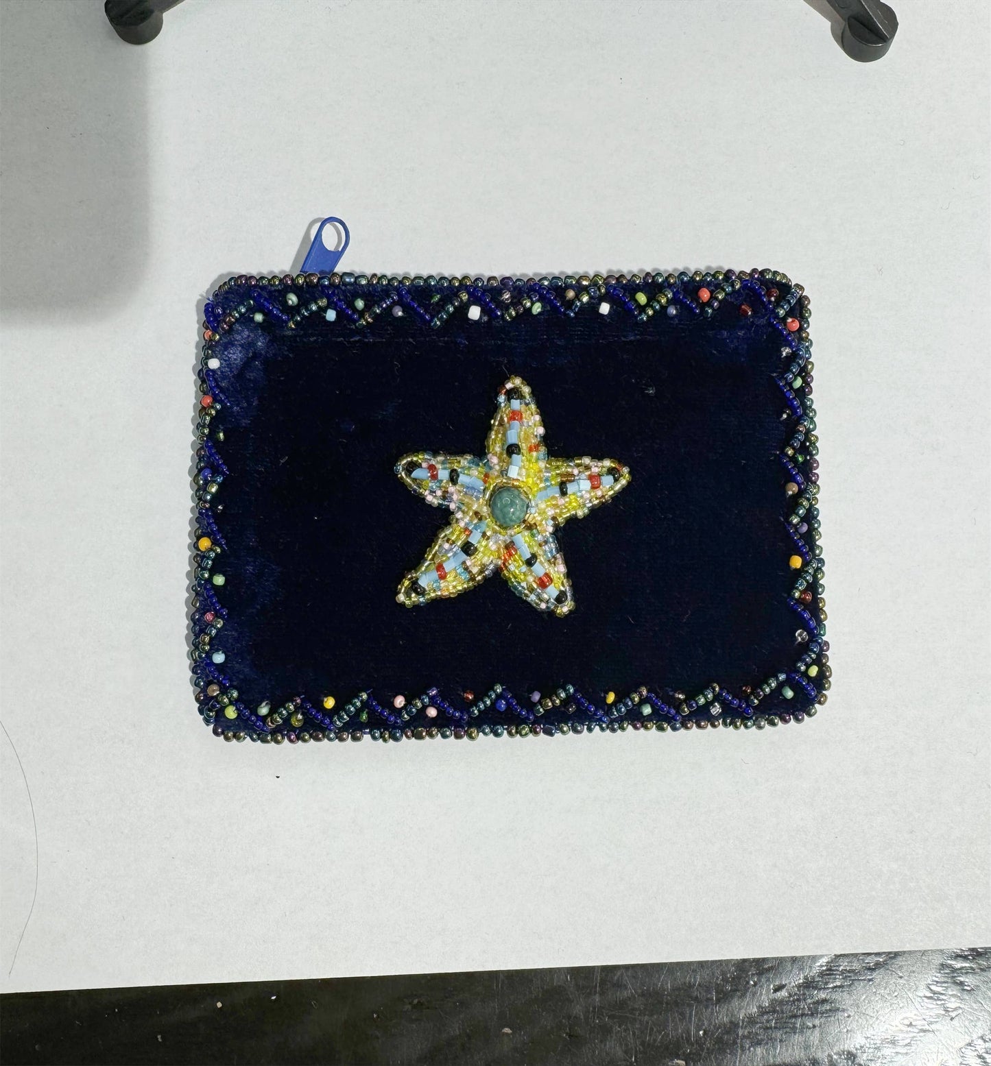 Ole - Starfish Rectangular Coin Purse : Random Color-1PCS