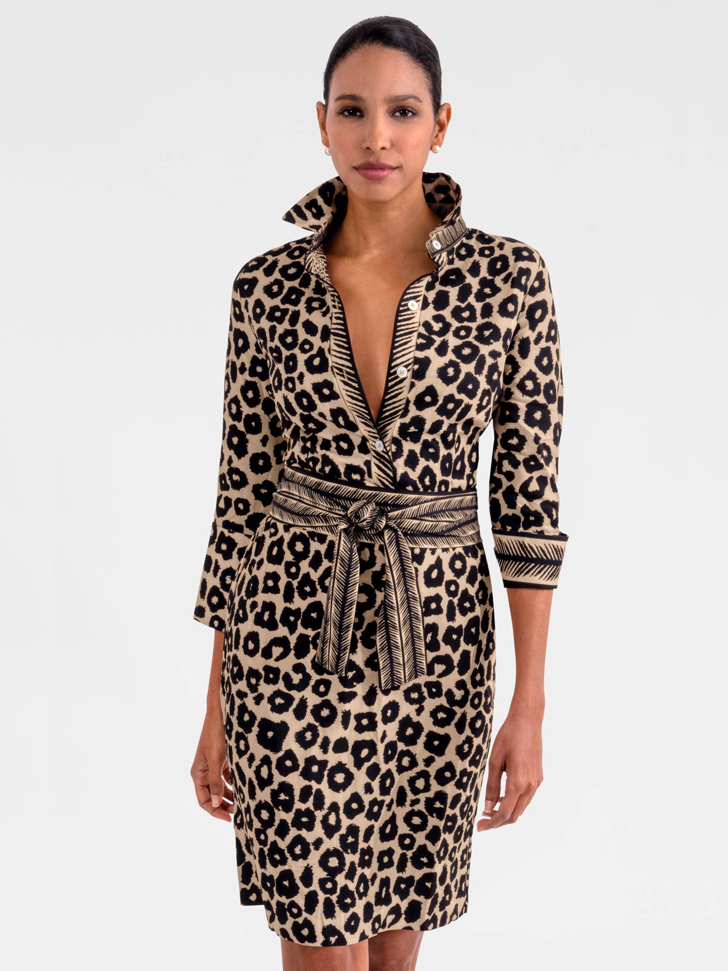 Gretchen Scott LLC - The Sophisticate Dress- Me Jane: Black/Champagne / S