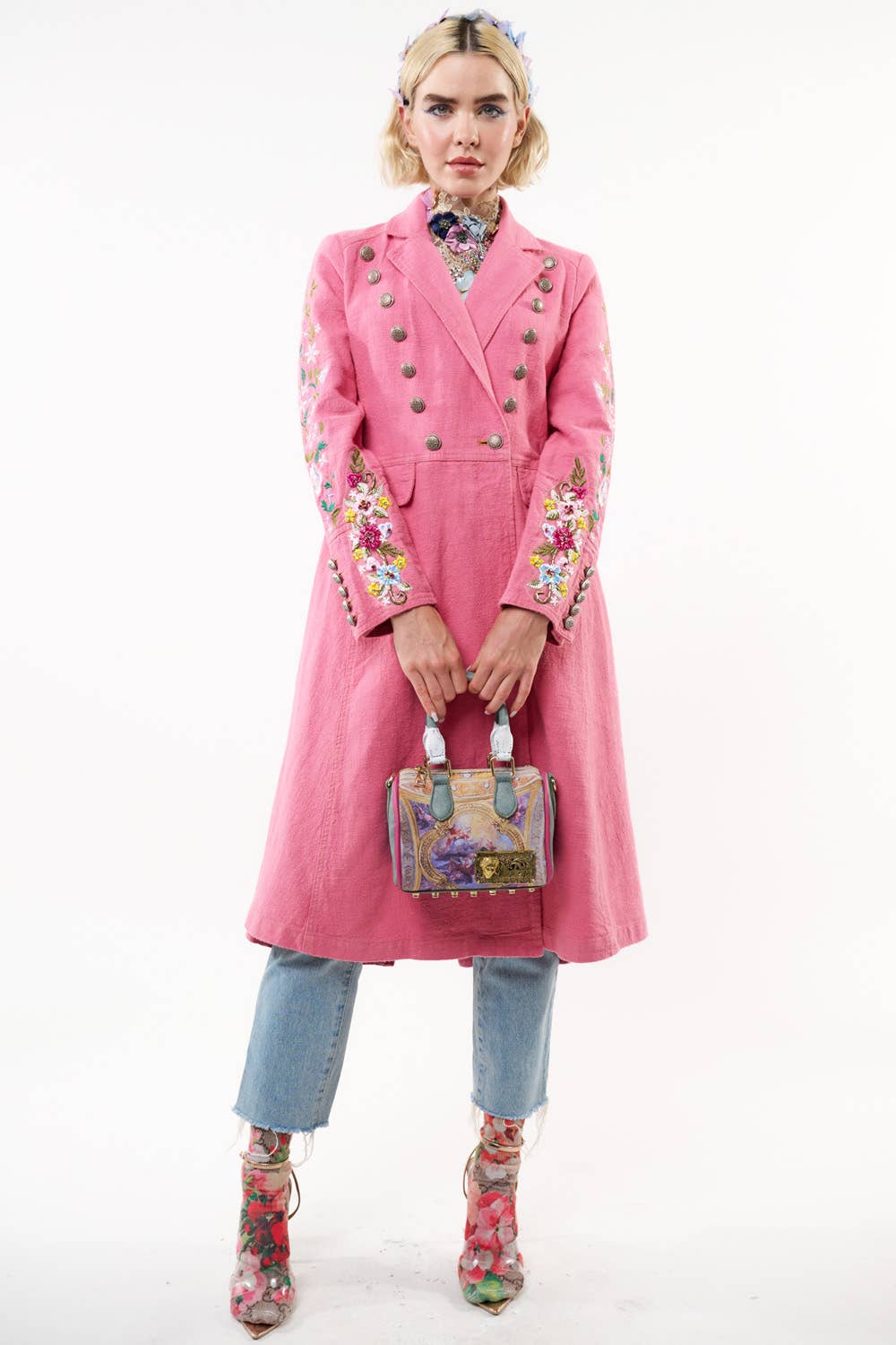 Aratta - Pink City Coat: Rose / M