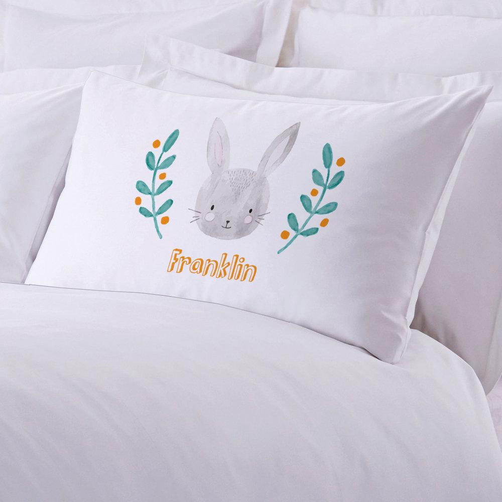 Bunny Personalized Kids Sleeping Pillowcase