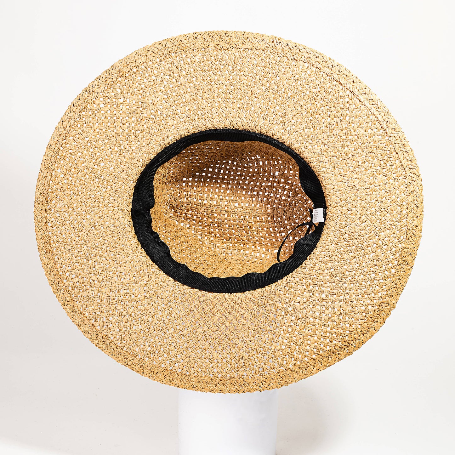 Collections by Fame Accessories - Straw Woven Sun Hat: BK