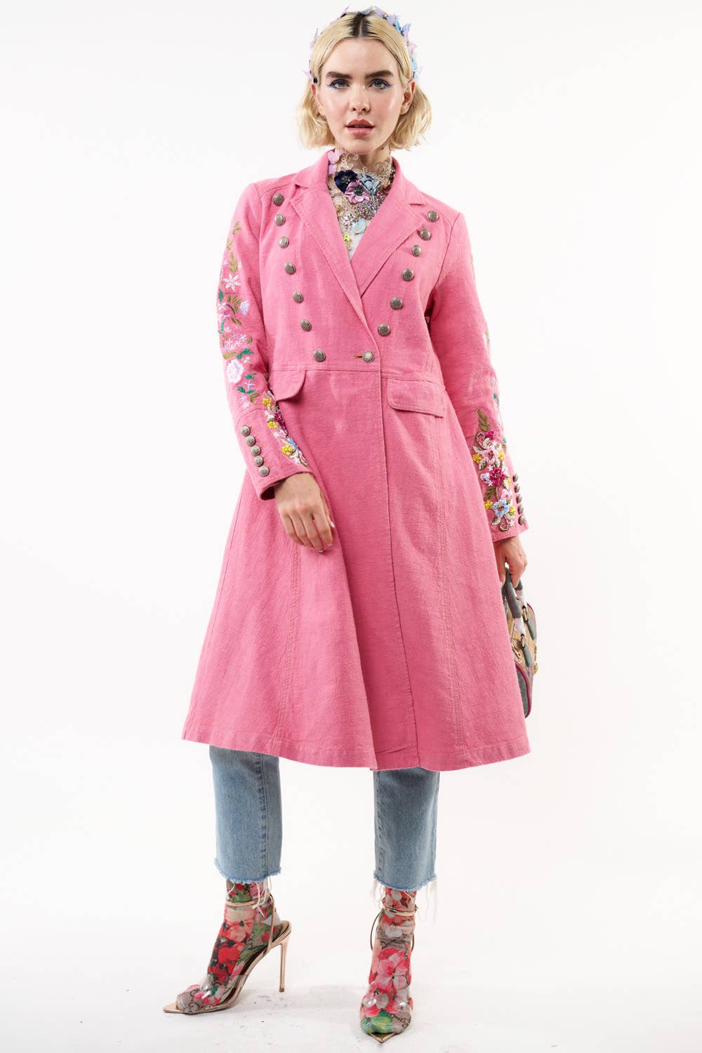 Aratta - Pink City Coat: Rose / M