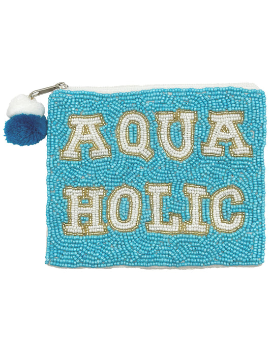 Ole - AQUAHOLIC Beaded Coin Purse