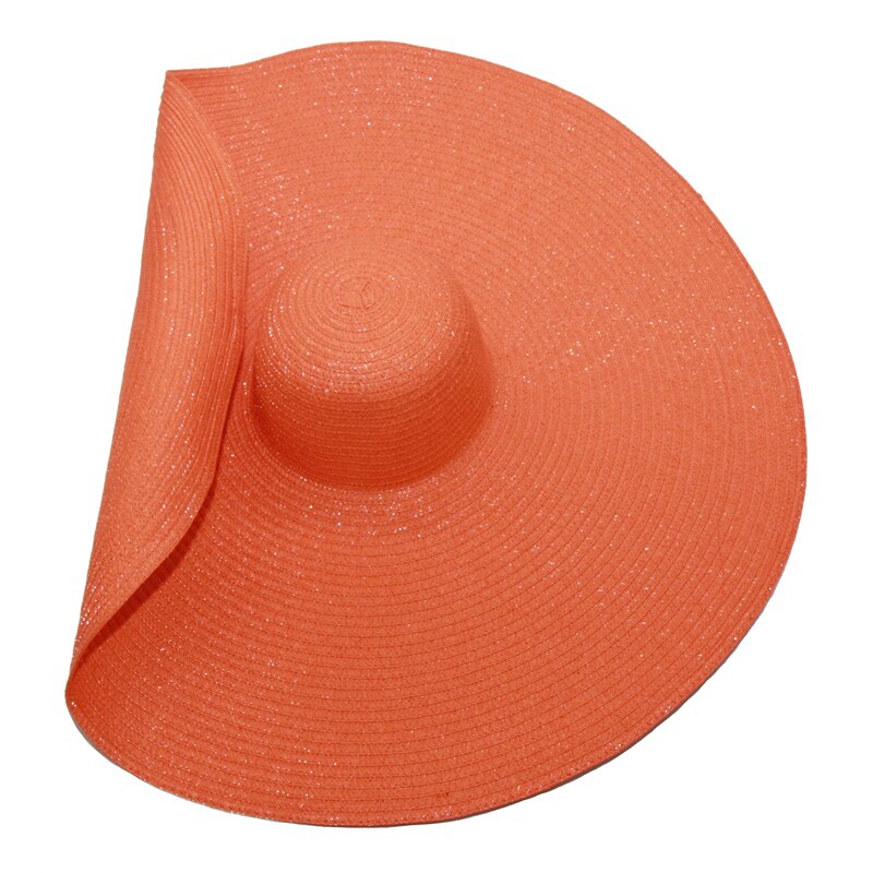 Women's Colorful Large Brim Straw Sun Hat