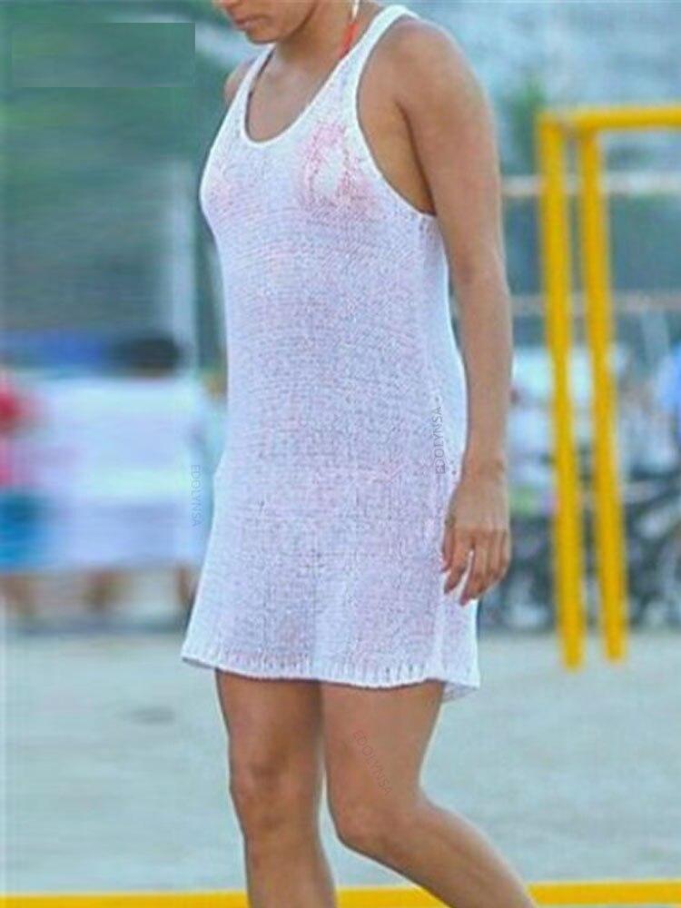 Women's Boho Style Lace Beach Cover Up