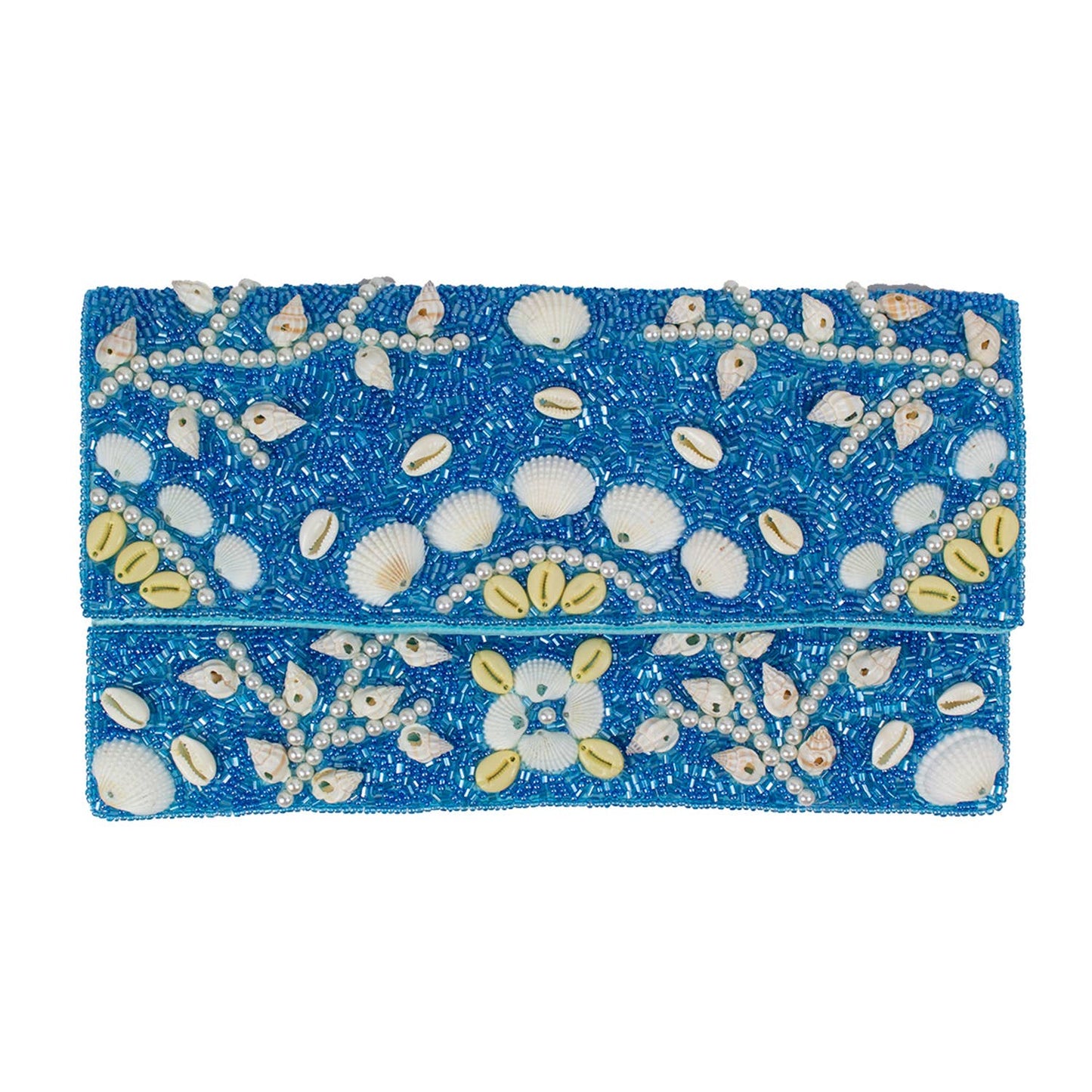 Ole - OCEAN SEASHELL Beaded Clutch Bag LAC-SS-792