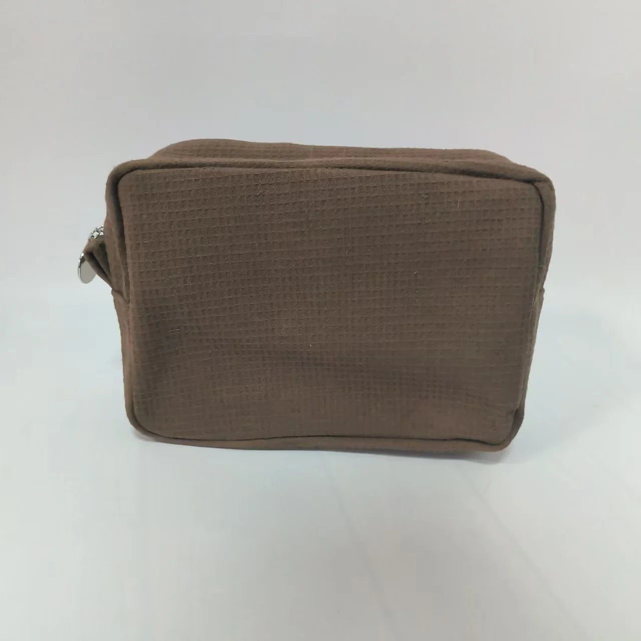 Personalized Makeup Bag -Travel Cosmetic Bag -Custom Waffle Weave Bag- Bridesmaid Gift - Monogram Toiletry Bag - Makeup Bag Set