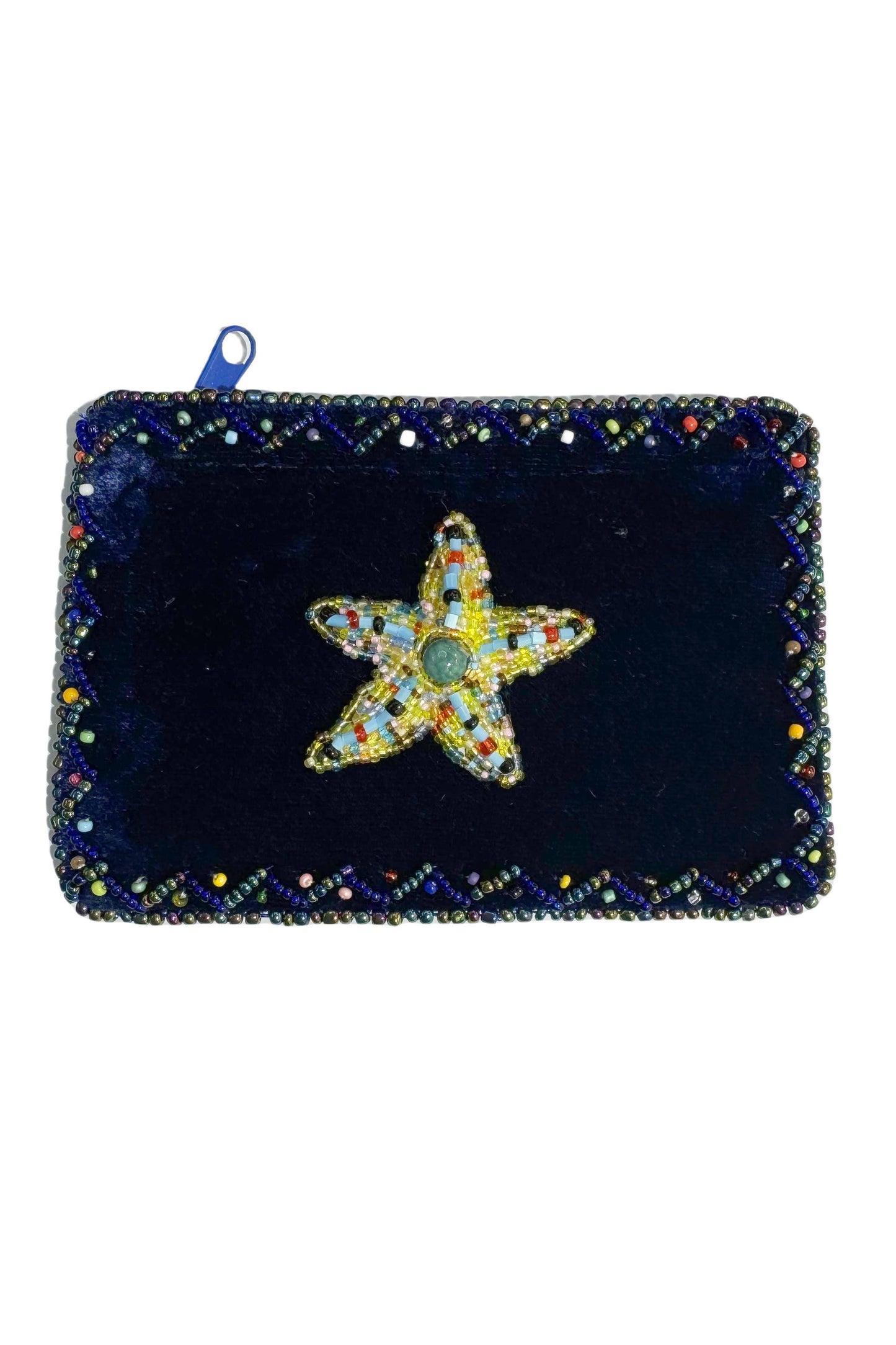 Ole - Starfish Rectangular Coin Purse : Random Color-1PCS
