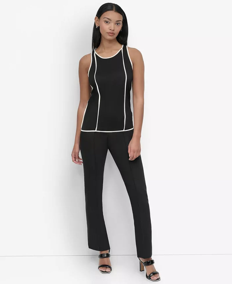 Women'S Contrast Trim Tank Top