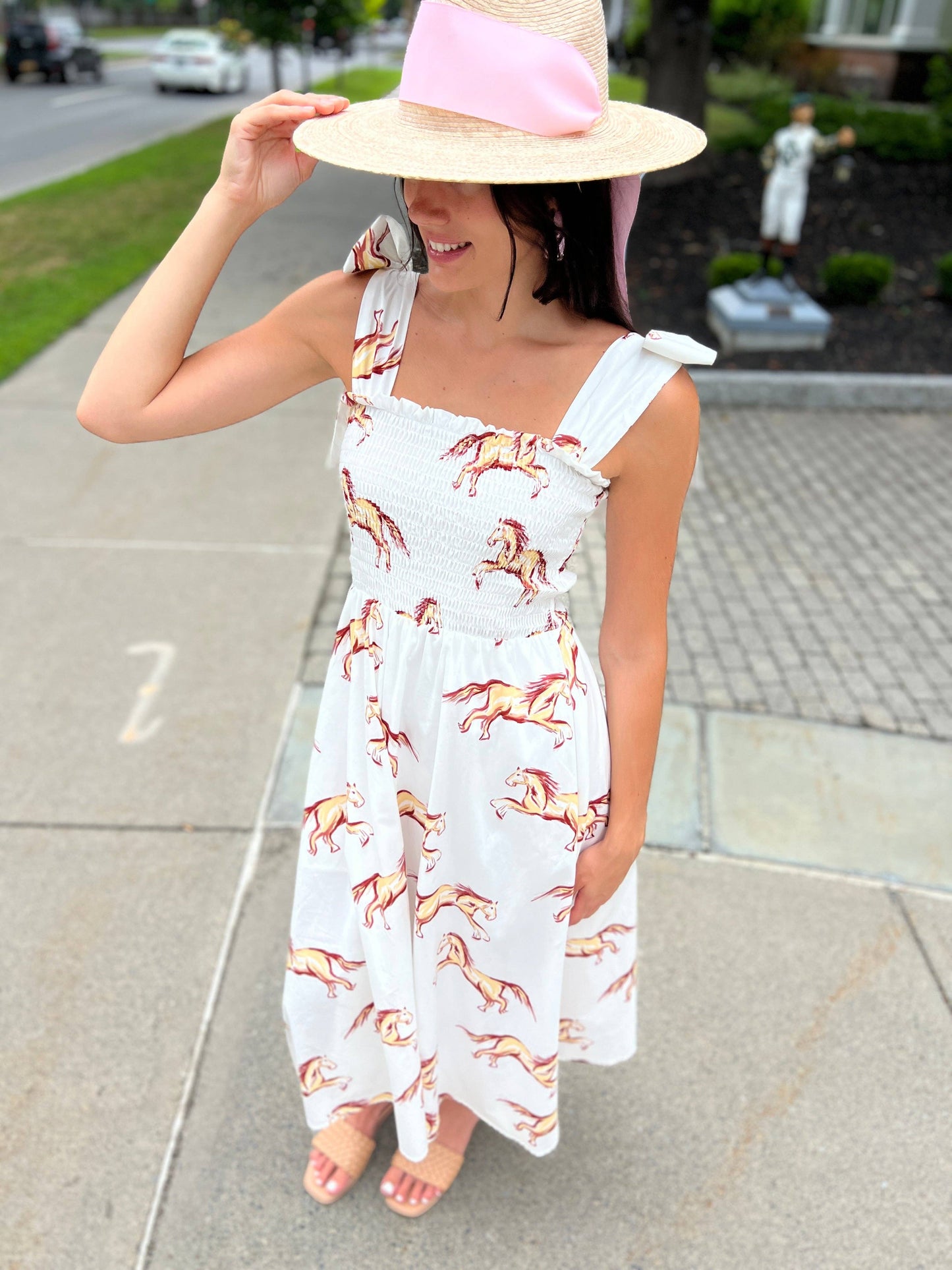 Kathleen Maeve - Emma Bow Maxi Dress | Horses: M