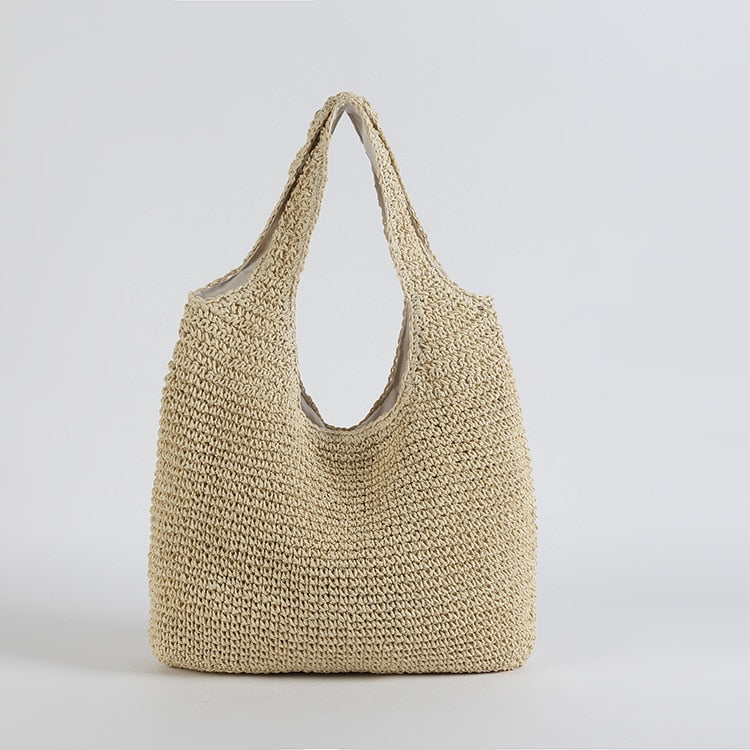 Women's Straw Shoulder Bag