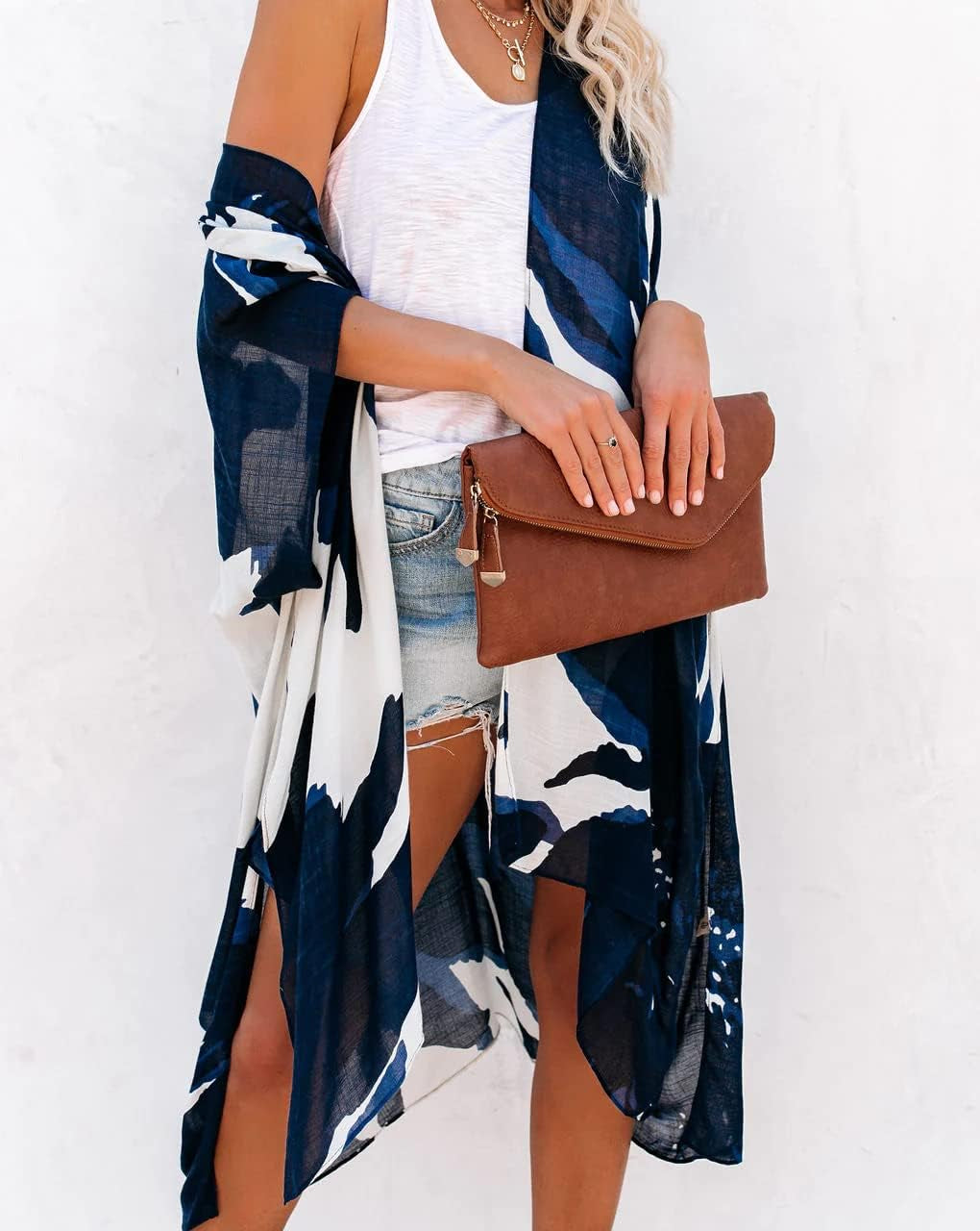 Women's Summer Bikini Kimono Swimwear Cover-Up