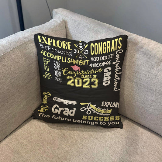 2023 Graduation Throw pillow , Senior pillow, Collage graduation pillow, High School graduation pillow