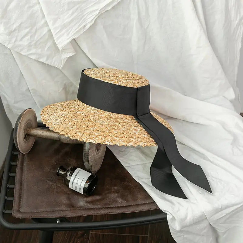 Braided Coarse Straw Angular Fashion Sun Hat