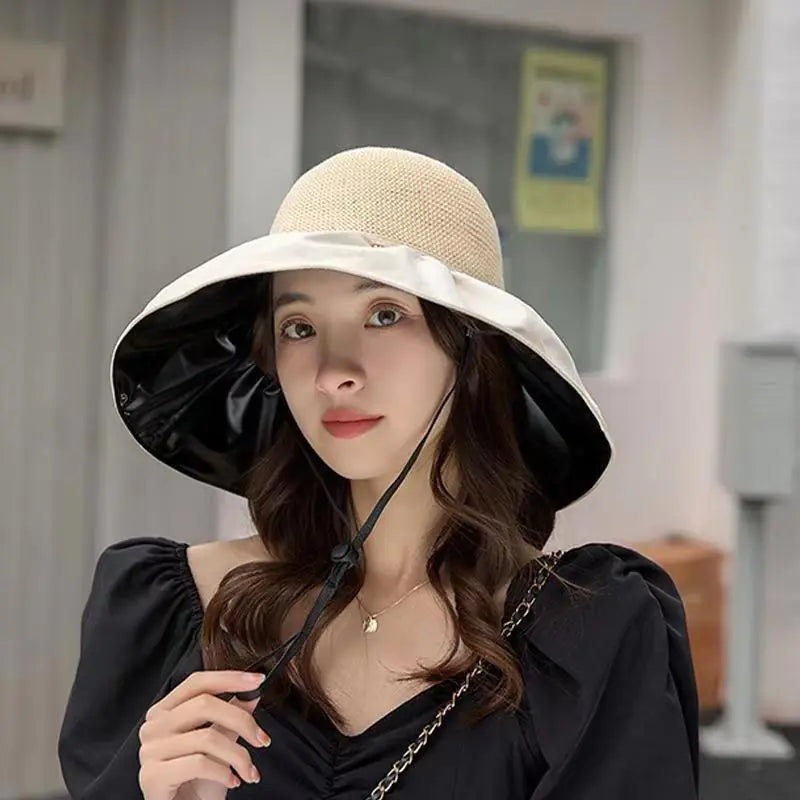 Folding Sun Hat with UV Protection for Women
