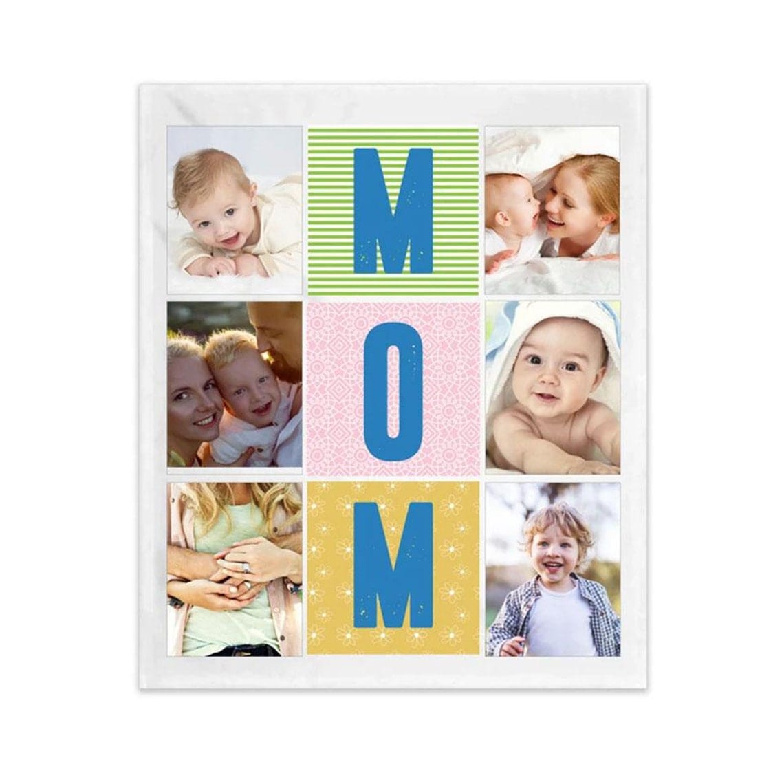 Build Your Own Design Custom Photo Collage Blanket | Blanket Personalized With Your Pictures