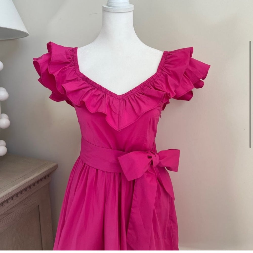 Hill House Ana Dress Poppy Pink Poplin *BOGO