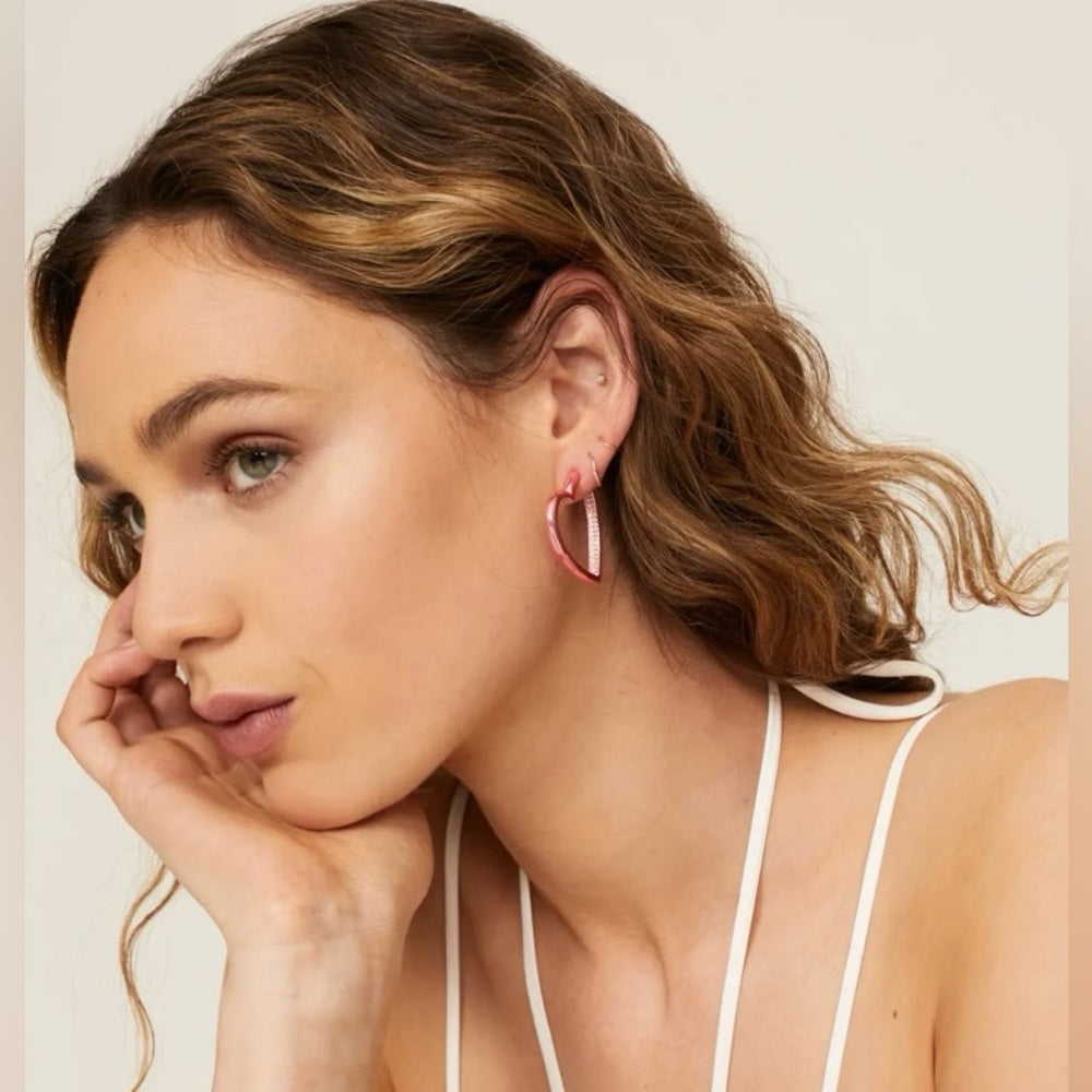DEMARSON
Love Electro Pink Hoops