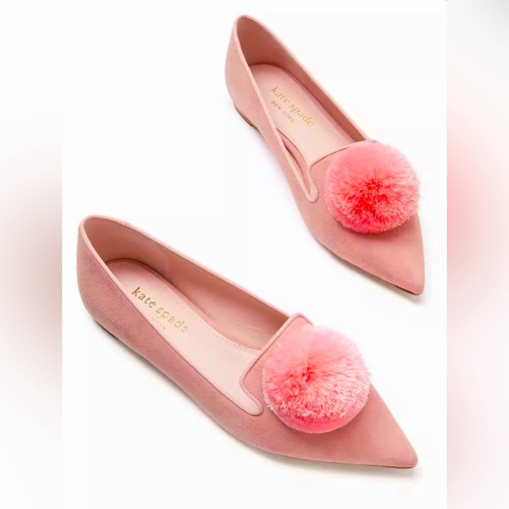 Kate Spade Amour Pom Flats