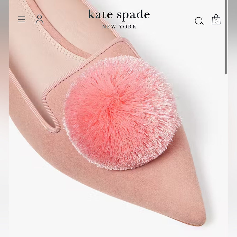 Kate Spade Amour Pom Flats