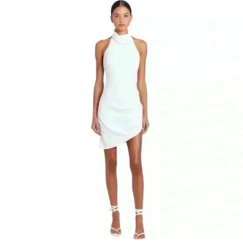 AMANDA UPRICHARD Samba Mini Dress, White, Medium