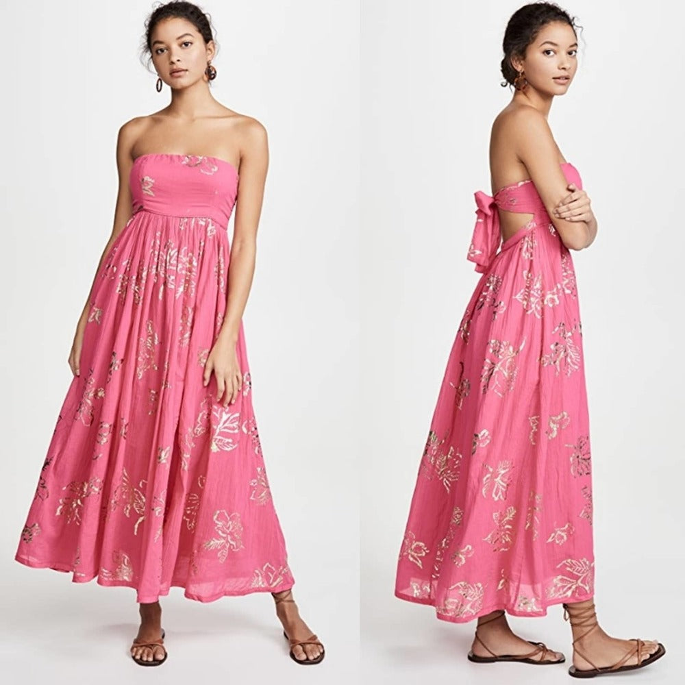 Free People Baja Babe Midi Dress #217