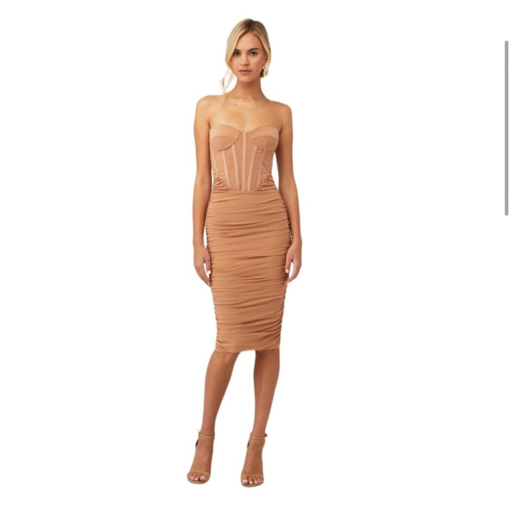 Bardort LITHIUM MESH MIDI DRESS