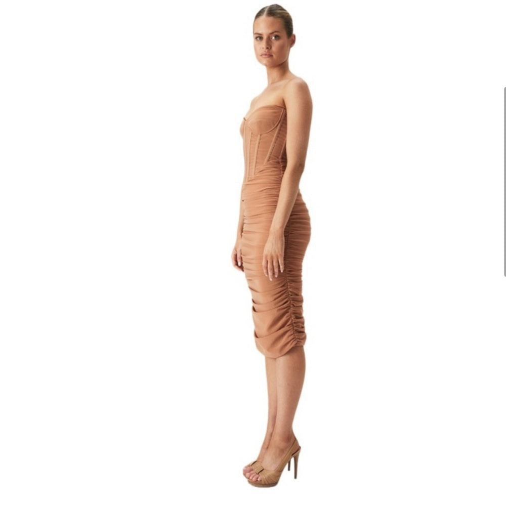 Bardort LITHIUM MESH MIDI DRESS