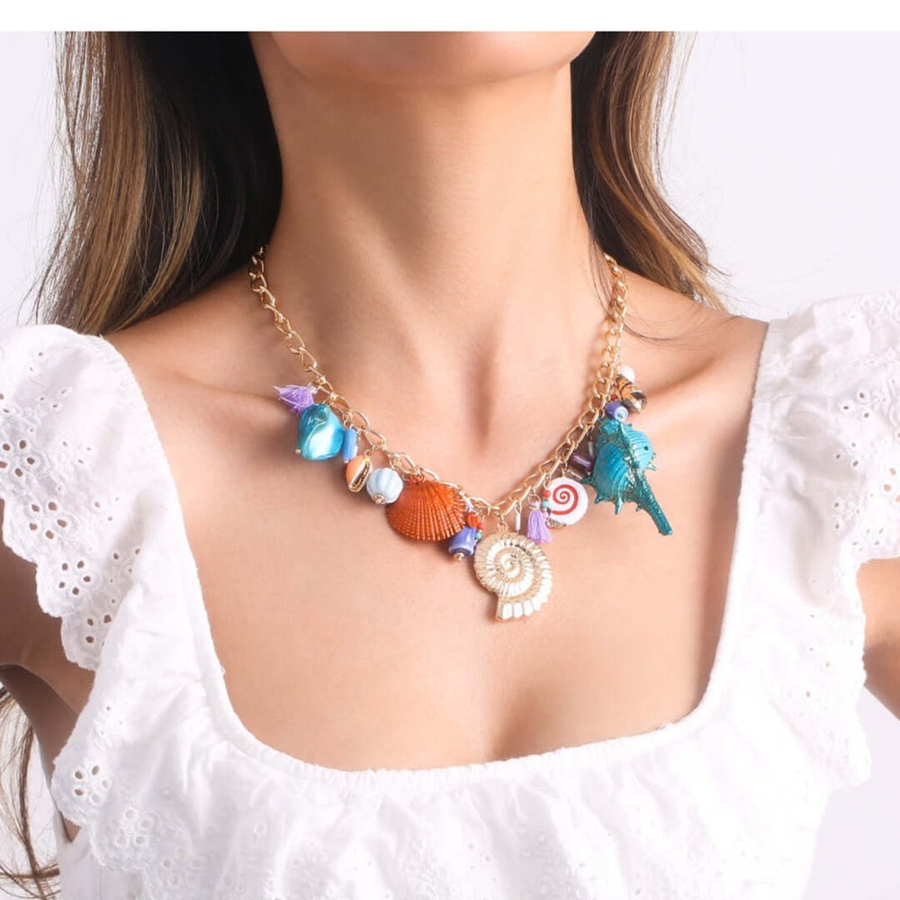 Verdivine Seashell Necklace