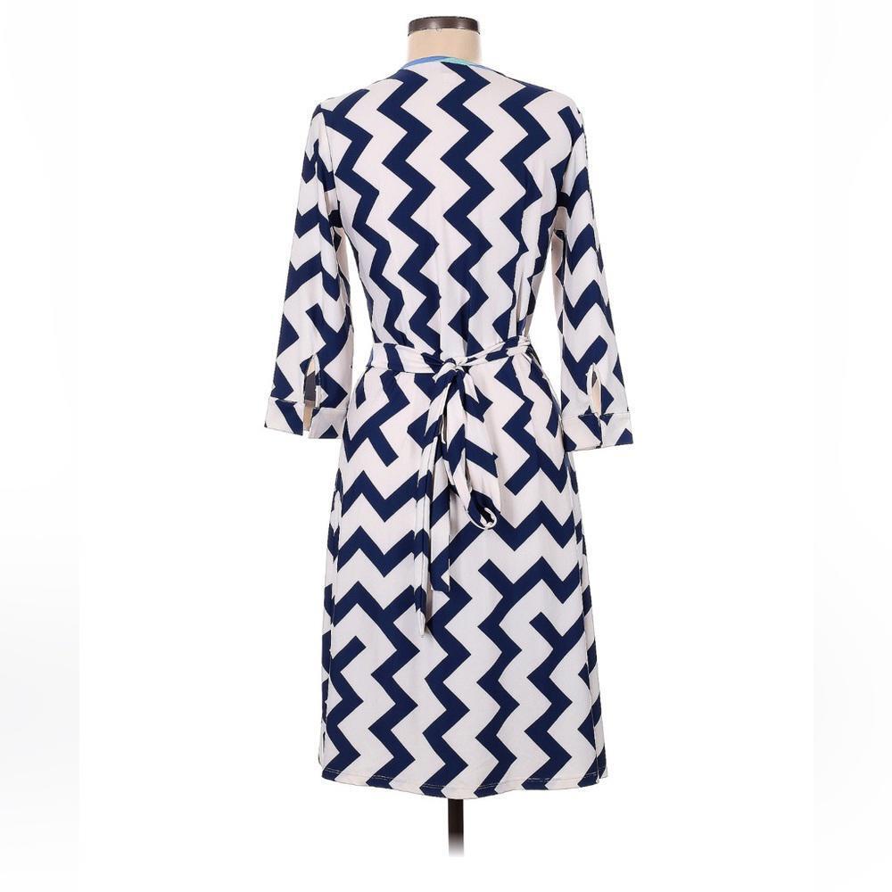 Julie Brown Women's Chevron Wrap Dress - Medium