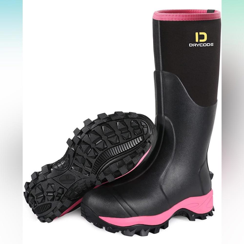 DRYCODE Women's Waterproof Rain Boots - Stylish and Durable