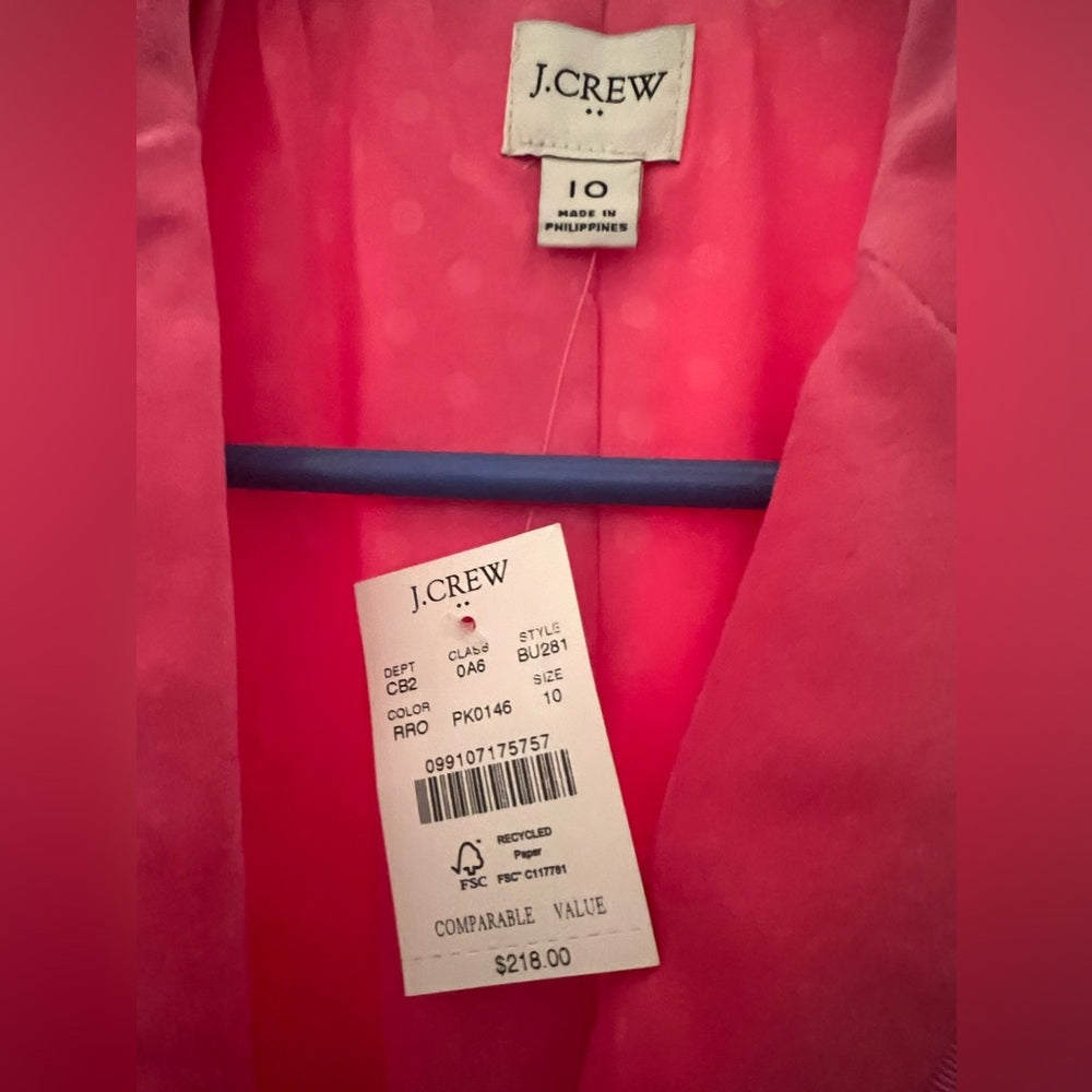 JCrew Stylish Pink Blazer (Regal Rose)