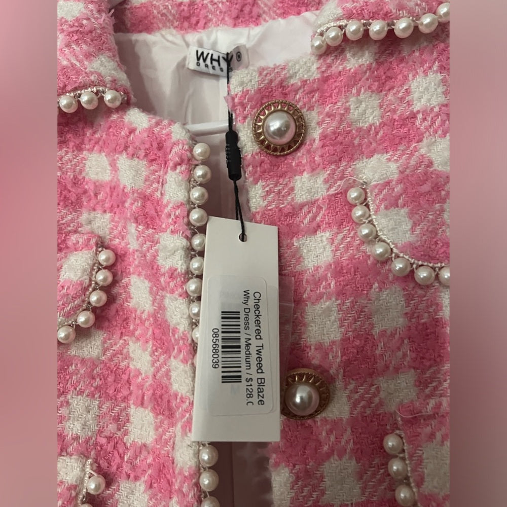 Legally Pink Tweed Coat