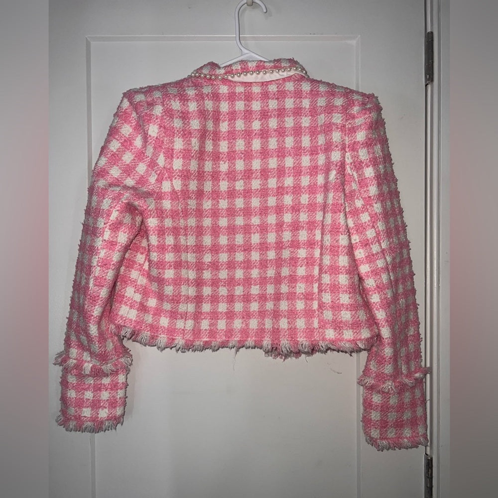 Legally Pink Tweed Coat