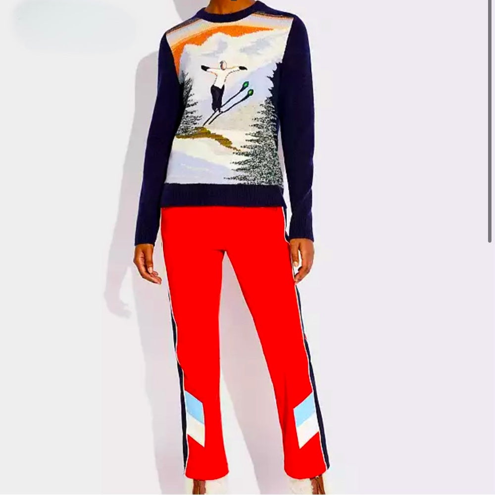 Coach Holiday Intarsia Sweater In Recycled Wool And Cashmere