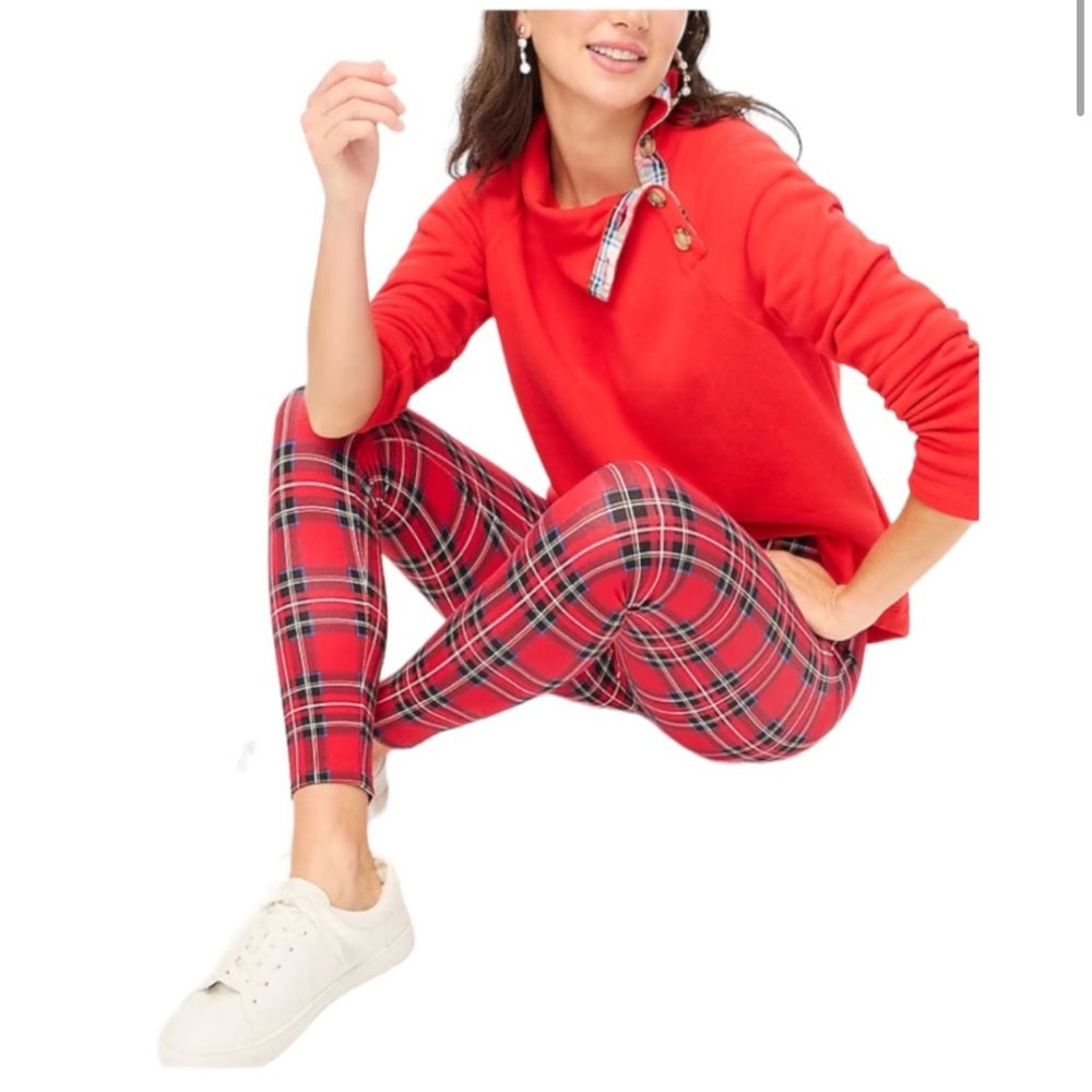 J. Crew Medium Holiday tartan leggings