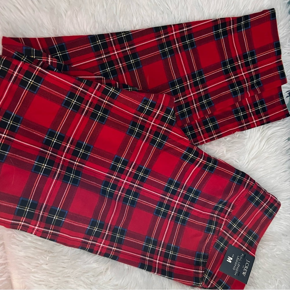 J. Crew Medium Holiday tartan leggings